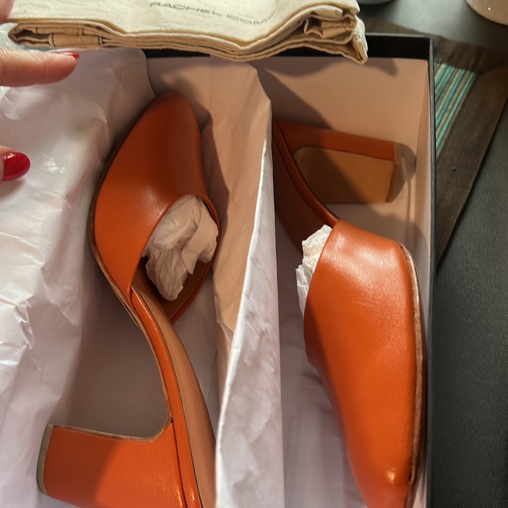 NWT Rachel Comey Zan Mule Color Orange Size10 - Picture 2 of 8